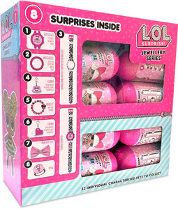 LOL Surprise Jewellery Surprise Assortment Pack for Girls 3 yrs
