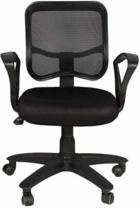 VIZOLT Mesh Office Adjustable Arm Chair