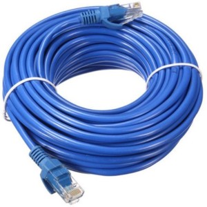 Sadow Snagless 25 Meter High Speed RJ45 CAT6 Ethernet Patch Cable LAN Cable Internet Network Computer Cable Cord High Speed Gigabit STP Wires for Modem, Router, LAN ADSL 25 m Patch Cable(Compatible with Laptop, Computer, Blue)