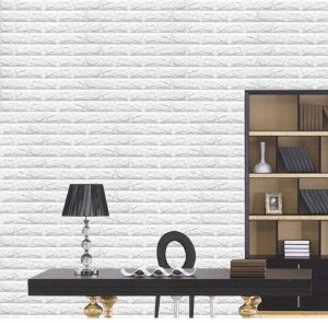 NILKANTH Enterprise 3D White Brick Wallpaper for Wall PE Foam Wall Stickers  Self Adhesive DIY Wall Decor 70 x 77cm Appx 58Sq Feet White 1   Amazonin Home Improvement
