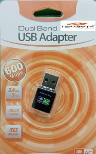 Terabyte DUAL BAND 01 USB Adapter(Black)