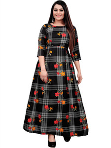 DHYANI ENTERPRISE Anarkali Gown Price in India Buy DHYANI