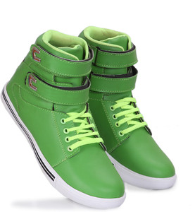 Shoes green colour top