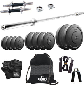 Headly 20 kg Combo 9 Home Gym & Fitness Kit