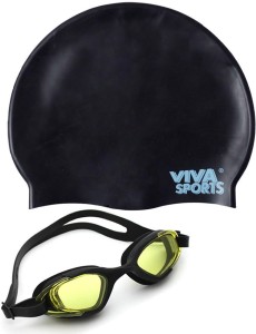 viva sports viva 130 & silicone cap swimming kit