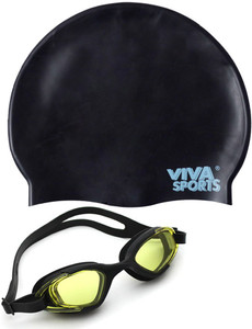 viva sports viva 130 & silicone cap swimming kit