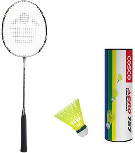 Cosco Cbx 222 With Aero 727 Nylon Shuttlecock Badminton Kit