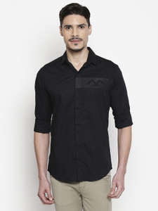 MUFTI Men Printed Casual Black Shirt Buy MUFTI Men Printed Casual Black Shirt Online at Best Prices in India Flipkart