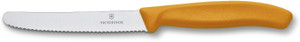 Victorinox Tomato Classic Wavy Orange 11 cm Stainless Steel, Plastic Knife