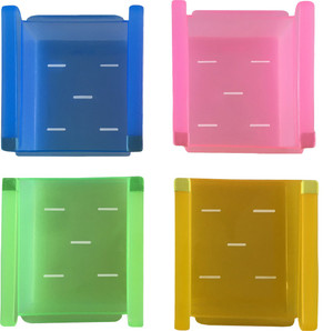 Inddus Transparent Fridge Tray Plastic Kitchen Rack