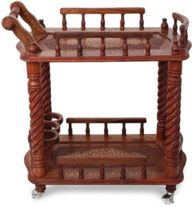 VAS Collection Home Wooden Kitchen Trolley