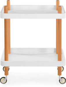 @home by Nilkamal Prima Wooden Kitchen Trolley
