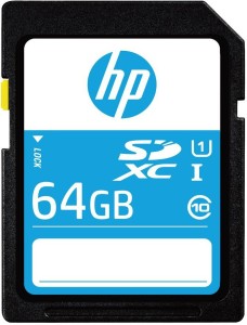 HP UHS-1 64 GB SDXC Class 10 80 MB/s  Memory Card