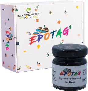 Epotag Art Resin Pigment - Jet Black- 50g - Art Resin Pigment - Jet Black-  50g . shop for Epotag products in India.