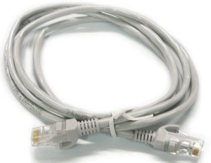 Tablor RJ45 Cat-6 Ethernet Patch LAN Cable (10 Meter) 10 m LAN Cable(Compatible with computer, White)