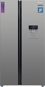 Sansui 544 L Frost Free Side by Side Refrigerator(Silver Steel, 520ISSNS)