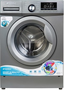Sansui 9 kg Fully Automatic Front Load with In-built Heater Grey(JSX90FFL-2022C)
