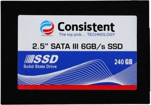 Consistent SSD 240 GB All in One PC's, Desktop, Laptop Internal Solid State Drive (CTSSD240S3)