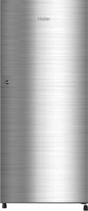 Haier 195 L Direct Cool Single Door 4 Star (2020) Refrigerator(Shiny Steel, HRD-1954CSS-E)