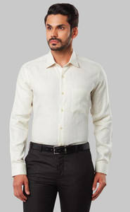 Buy Zodiac Men Solid Formal White Shirt Online at Best Prices in