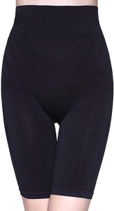 hapewear for Women Tummy and Thigh Shaper for Women Hips Tummy Tucker for  Women Stretchable Bodysuit Shapewear (Black)