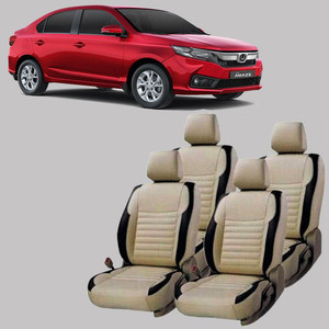AutoSafe PU Leather Car Seat Cover For Honda Amaze Price in India