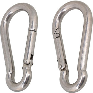 LIWEISDSDFS D-Ring Climbing Carabiners Hiking Karabiner Clip High Strength Key Chain Hook For Camping Hiking Sports Blue
