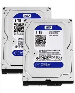 WD Blue 1 TB Desktop Internal Hard Disk Drive (WD10EZEX (Pack of 2))