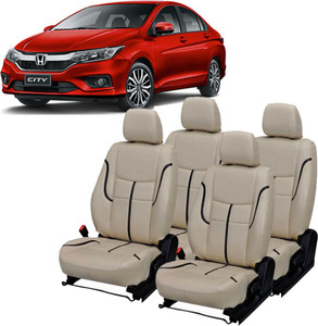 Luxury Premium Leatherette Car Seat Cover For Honda City Price in