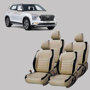 AutoSafe PU Leather Car Seat Cover For Hyundai Creta Price in