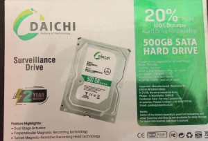 DAICHI 3rd 500 GB Surveillance Systems, Desktop, All in One PC's, Servers, Network Attached Storage Internal Hard Disk Drive (DI D500C)