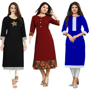 Rhythm Fabrics Cotton Blend Solid Kurta Fabric Price in India