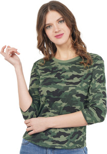COUPLESTUFF.IN Military Camouflage Women Round Neck Green T Shirt Buy COUPLESTUFF.IN Military Camouflage Women Round Neck Green T Shirt Online at Best Prices in India Flipkart