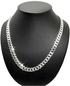 FASHION AUTHORS Made in Italy Stylish Silver Chain For Men Superior and fine Imported Quality Steel Chain Price in India Buy FASHION AUTHORS Made in Italy Stylish Silver Chain For Men