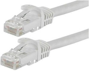 Blue Square LAN 1.5M CAT 5 1.5 m LAN Cable(Compatible with Computer,Laptop, White)