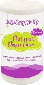 Bembika Bamboo Diaper Liners Disposable Chlorine Free