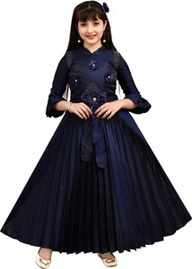 AL MIRAJ GARMENTS Girls Maxi Full Length Party Dress Price in
