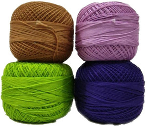 NTGS Crochet Cotton Thread Yarn for Knitting and Craft Making