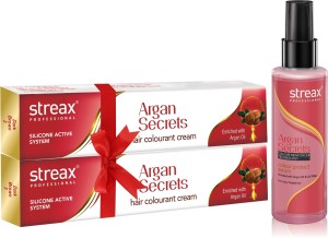 Buy Streax Professional Argan Secrets Hair Colourant Cream - Light