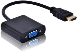 Rednix HDMI_to_VGA 20 m VGA Cable(Compatible with PS, Black)