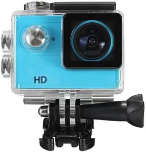 ALA GO PRO 1080P Sports Action Camera Waterproof & Wide Angle Sports and Action Camera (Black, 12 MP) Sports and Action Camera(Black, Blue, 12 MP)