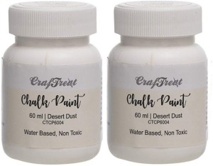 CrafTreat Desert Dust - Chalk Paint for Wood Furniture, Decoupage, Wall,  Home Decor, Glass, DIY Craft - Matte