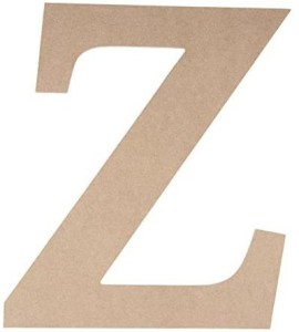  2 Pack Official Greek Wooden Letters for Crafts, Zeta