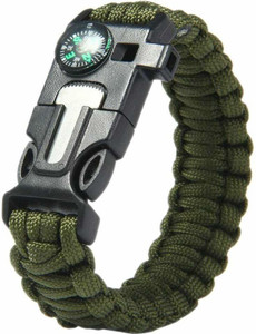 Paracord survival discount bracelet with flint