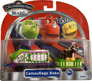 Chuggington CAMOUFLAGE KOKO TOMY LUDORUM RARE COLLECTIBLE TRAIN