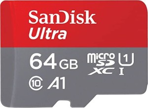 SanDisk ULTRA 64 GB MicroSDXC UHS Class 1 120 MB/s  Memory Card