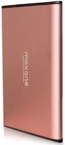 Maxone 500 GB External Hard Disk Drive(Rose Gold)