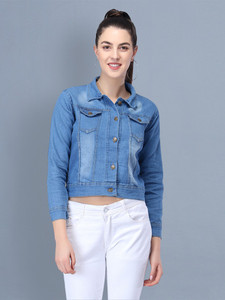 Denim jacket for women in flipkart clearance