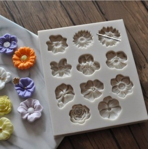 HE Retail Supplies Silicone Fondant & Gum paste Mould 6 3D Flower Silicone  Mould Price in India - Buy HE Retail Supplies Silicone Fondant & Gum paste  Mould 6 3D Flower Silicone