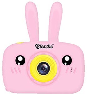 BLESSBE BB49 Kids Digital Camera, Child Video Recorder Camera Full HD 1080P Handy Portable Camera 2.0 Screen, with Inbuilt Games for Kids Instant Camera(Pink)
